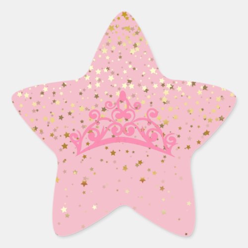 Princess Tiara  Stars Stickers