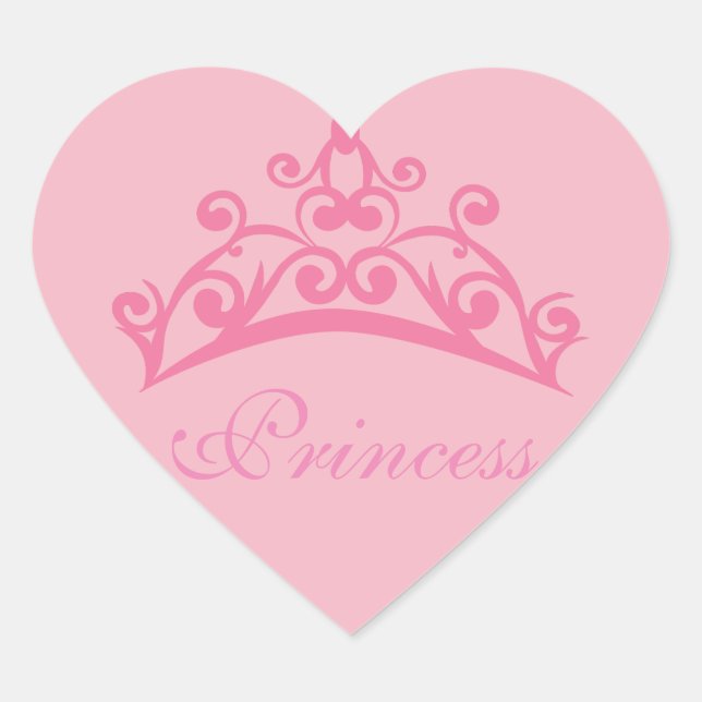 Princess Tiara Stickers (Front)