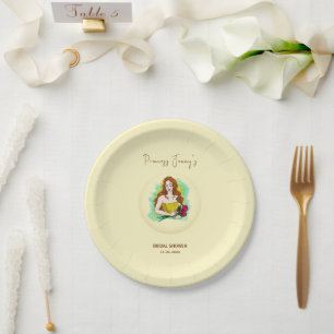 Princess To Queen Bridal Shower Paper Plates
