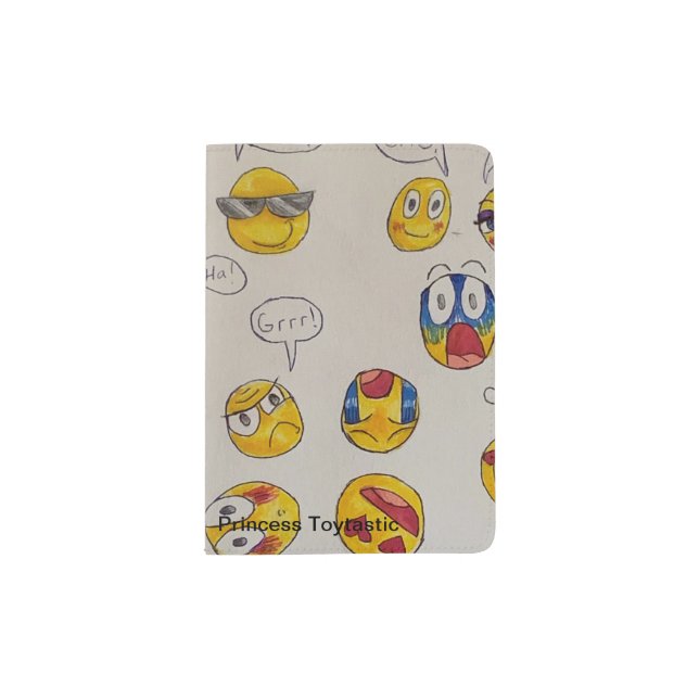 Princess Toytastic Emoji Passport Holder (Front)