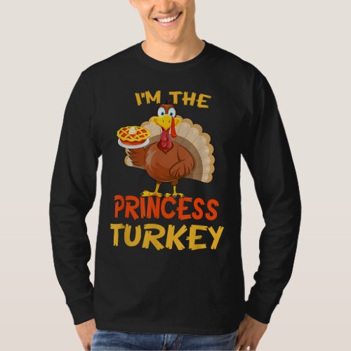 Princess Turkey Matching Family Group Thanksgiving T_Shirt