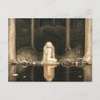 Princess Tuvstarr Gazing At Her Reflection Postcard by HTMimages at Zazzle