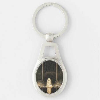 Princess Tuvstarr Swedish Folklore Heart Forest Keychain by Onshi_Designs at Zazzle
