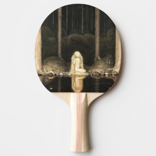 Princess Tuvstarr Swedish Folklore Heart Forest Ping Pong Paddle