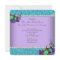 Princess Twin Baby Shower Teal Blue Purple