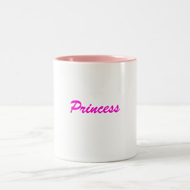 Princess Two-Tone Coffee Mug (Center)