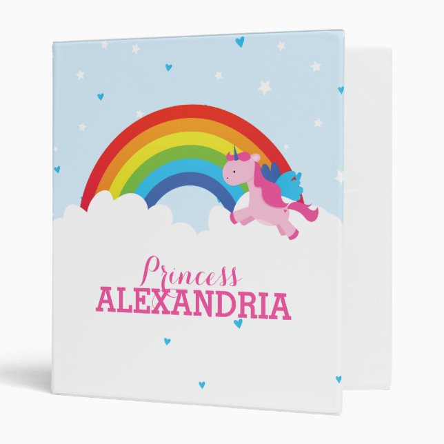 Princess Unicorn Binder (Front/Inside)