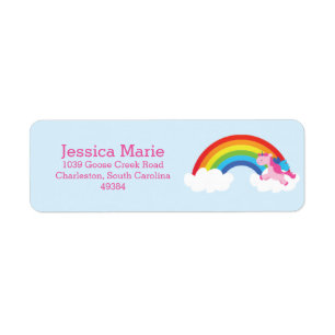 Princess Unicorn Label