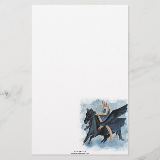 Princess Unicorn Stationery (Front)