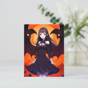 PRINCESS VAMPIRE OF BATS - GOTHIC POSTCARD