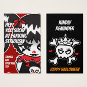 Princess Warning Halloween version (Front & Back)