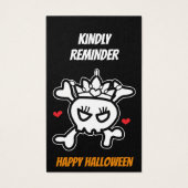 Princess Warning Halloween version (Back)