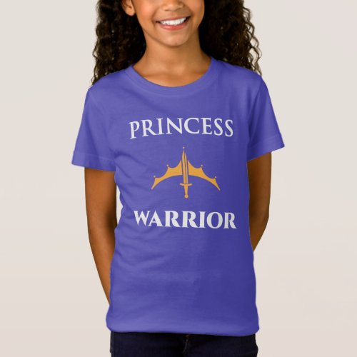 Princess Warrior Girls Shirt