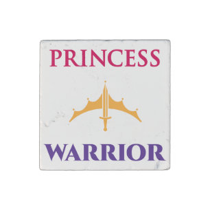 Princess Warrior Stone Magnet
