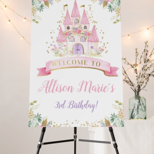 Princess Welcome Sign