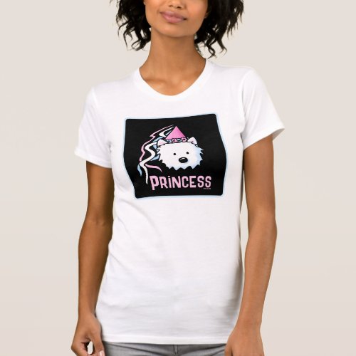 Princess Westie Art T_Shirt