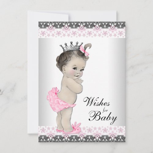 Princess Wishes for Baby Card Baby Shower