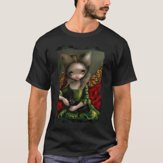 Princess with a Black Cat gothic rococo Shirt