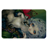 "Princess with a Ragdoll Cat" Flex Magnet (Horizontal)