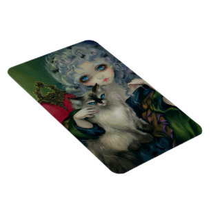 "Princess with a Ragdoll Cat" Flex Magnet