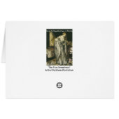 Princess with Dress by Arthur Rackham Cards (Back Horizontal)