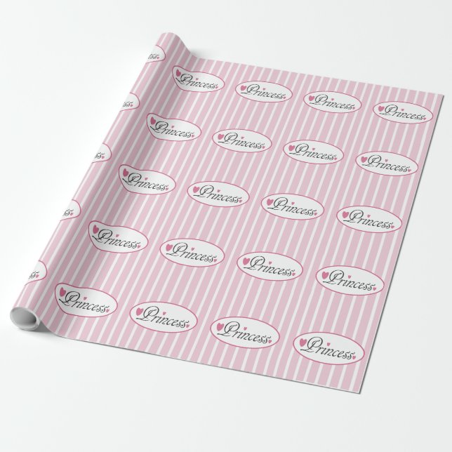 Princess Wrapping Paper (Unrolled)