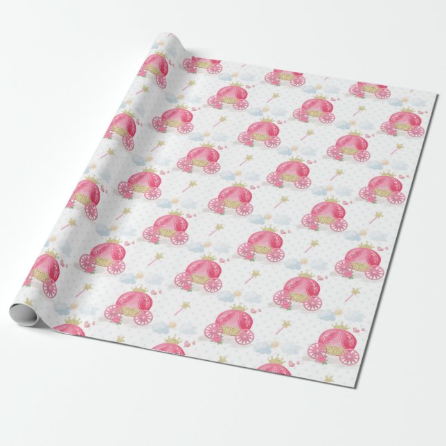 Princess Wrapping Paper (Unrolled)