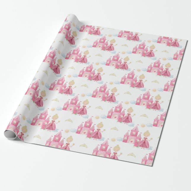 Princess Wrapping Paper (Unrolled)