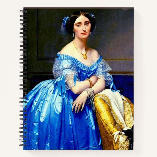 Princesse de Broglie Notebook (Front)