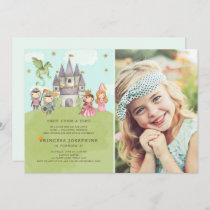 Princesses and Knights Girl Birthday Invitation