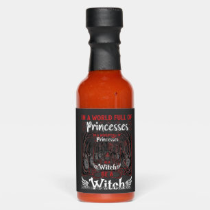 Princesses Be Witch Halloween Castle Cauldron Grav Hot Sauces