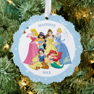 Princesses   Birds and Animals Ornament Card