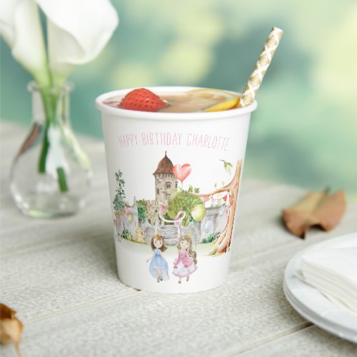 Princesses Knights  Dragons Fairy Tale Birthday Paper Cups