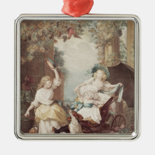 Princesses Mary , Sophia and Amelia Metal Ornament