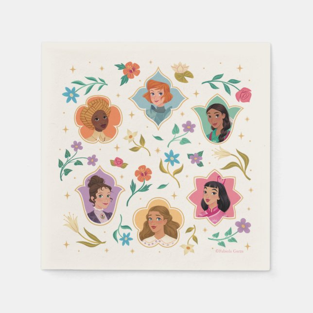 Princesses of Heaven™ Party Napkins (Front)