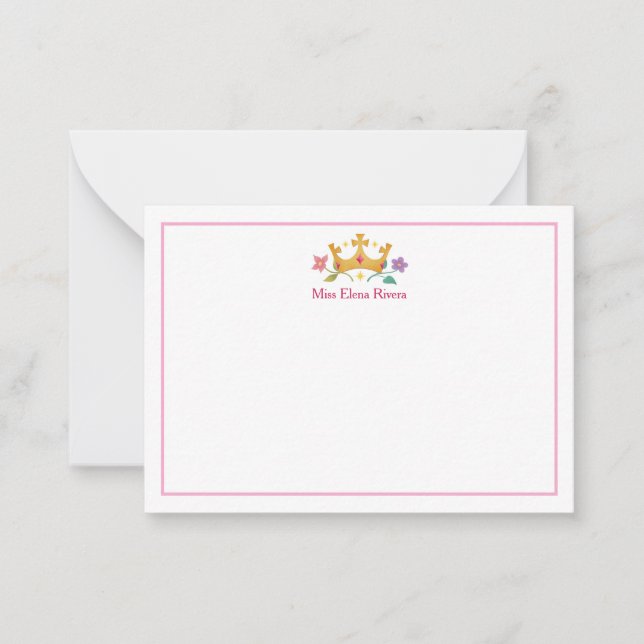 Princesses of Heaven™ Stationary Note Card (Front)