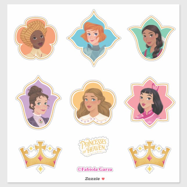Princesses of Heaven™ Stickers (Sheet)