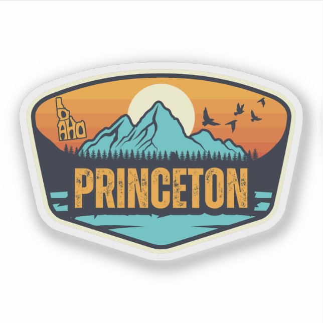 Princeton, Idaho Sticker (Front)