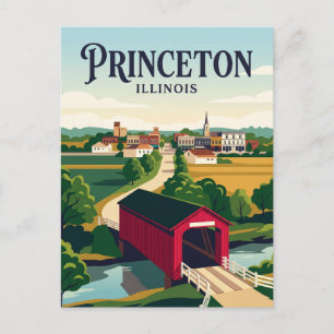 Princeton Illinois Postcard