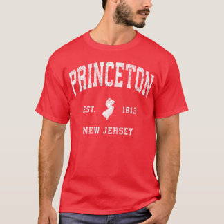Princeton New Jersey Nj Vintage Athletic Sports fr T-Shirt