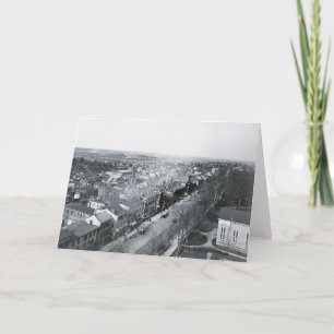 Princeton NJ, New Jersey, Nassau Street Vintage Holiday Card