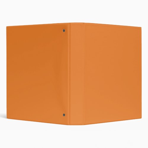 Princeton Orange Solid Color 3 Ring Binder