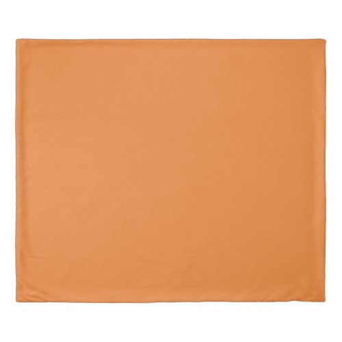 Princeton Orange Solid Color Duvet Cover