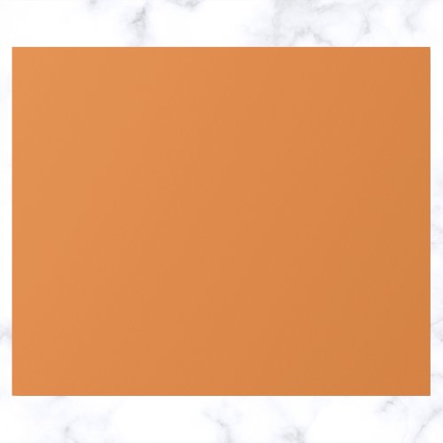 Princeton Orange Solid Color Wrapping Paper