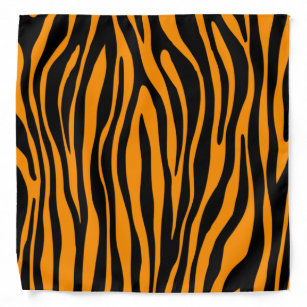 Princeton Orange Zebra Personal Bandana