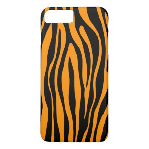 Princeton Orange Zebra Print iPhone 8 Plus7 Plus Case
