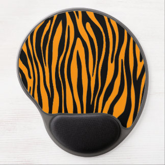 Princeton Orange Zebra Print Gel Mouse Pad