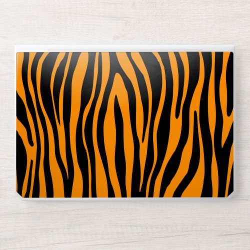 Princeton Orange Zebra Print HP Laptop Skin