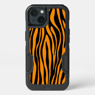 Princeton Orange Zebra Print iPhone 13 Case