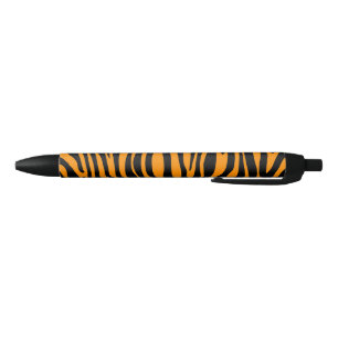 Princeton Orange Zebra Print Pen